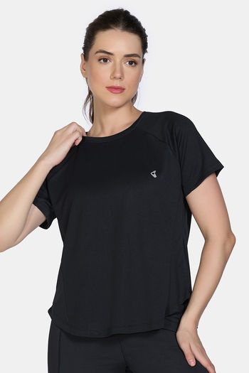 Buy Zelocity Quick Dry Relaxed Top - Black Beauty